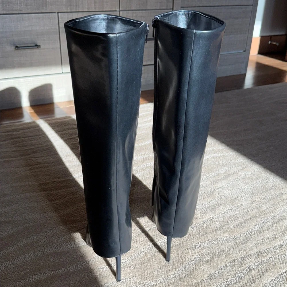 I.N.C. International Concepts Skylar Wide-Calf Fold Over‎ Cuffed Knee High Boots